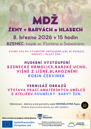 umělecké vystoupení a obrazy