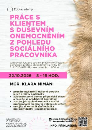 vzdělávací kurz pro pracovníky